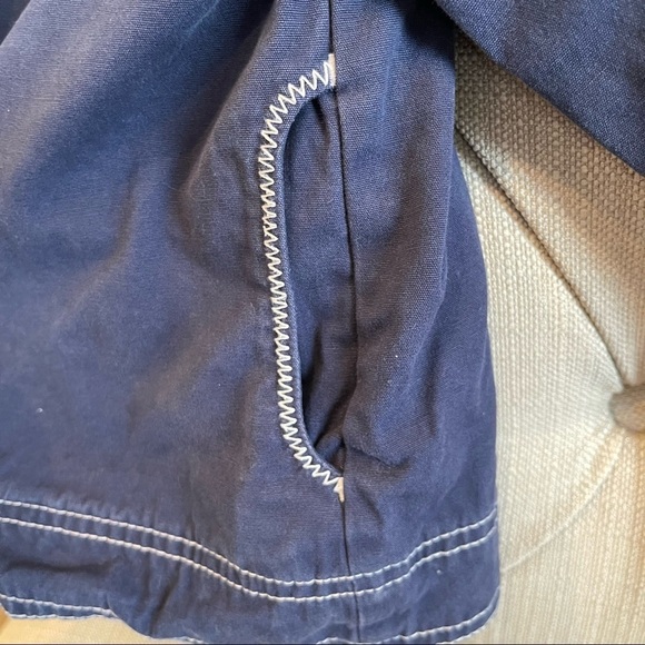 Kid’s Hanna Andersson zip-up Navy Hoodie Jacket Sz 5/ 110 - Picture 8 of 11